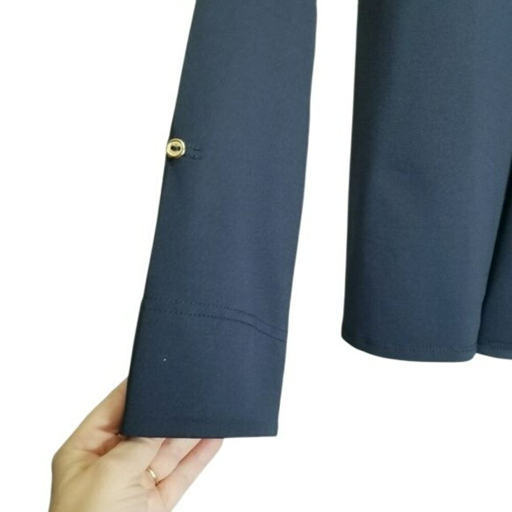 Ambernoon Women UV Protection Navy Jacket L Sun Protection Summer Beach Coastal - Picture 9 of 9